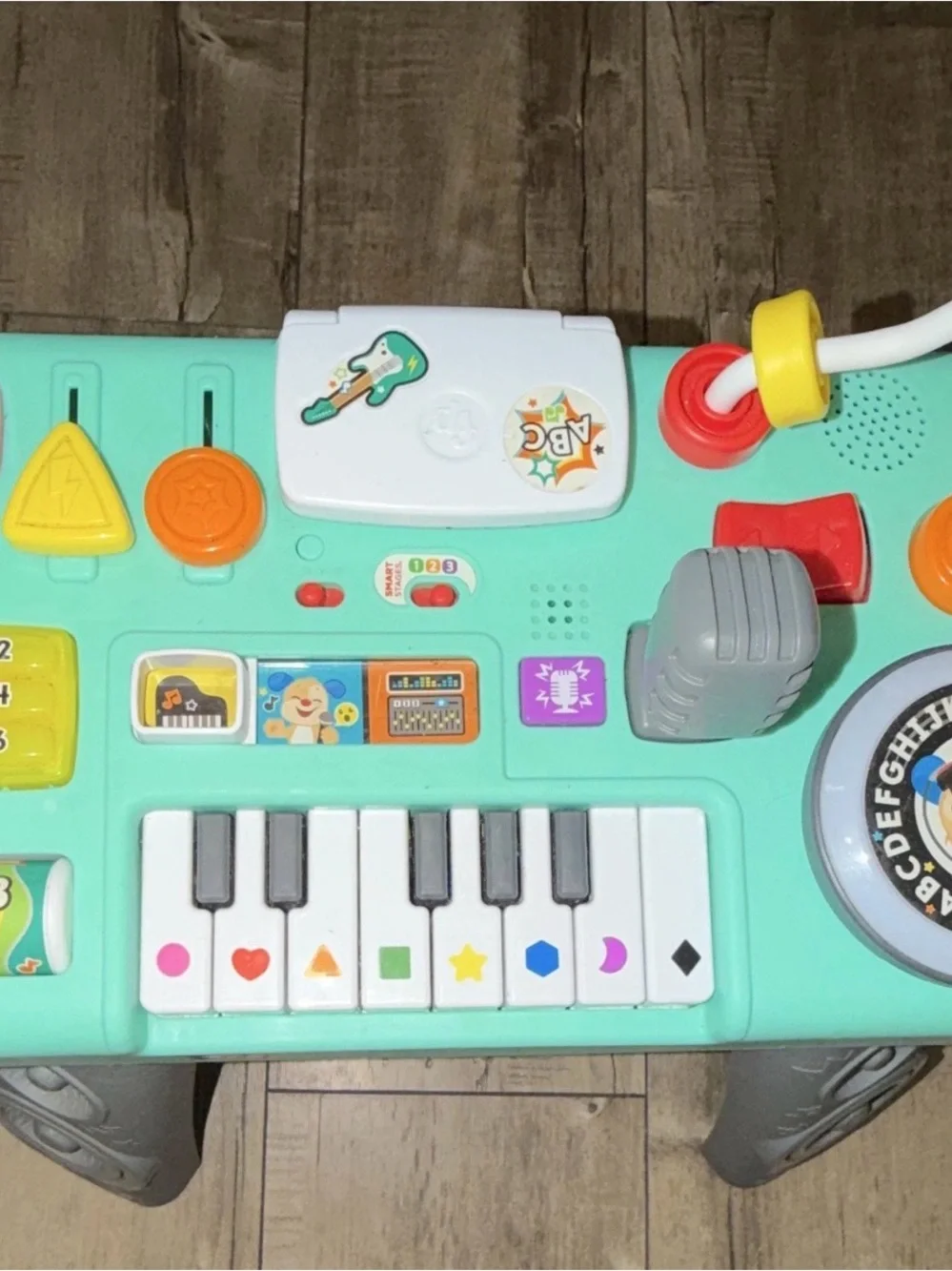Fisher-Price DJ Musical Activity Table with Microphone